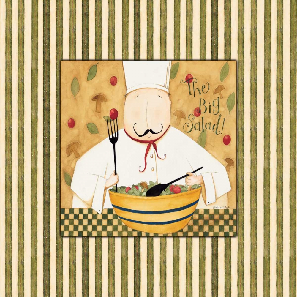 Big Salad Stripes art print by Dan DiPaolo for $57.95 CAD