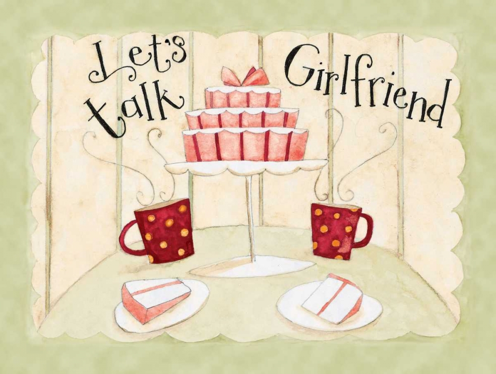 Lets Talk Girlfriend art print by Dan DiPaolo for $57.95 CAD