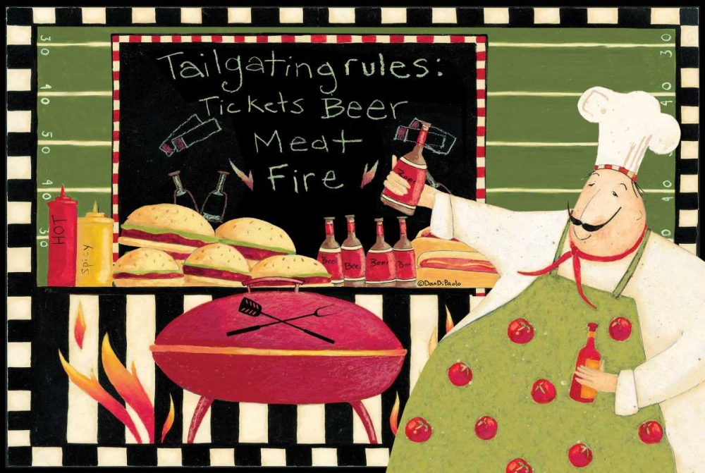 Cook Out art print by Dan DiPaolo for $57.95 CAD