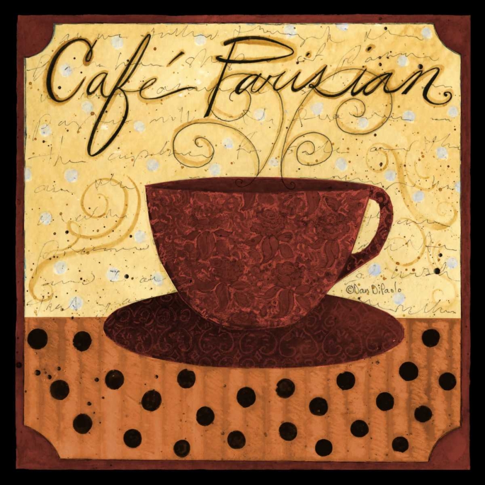 Cafe Parisian art print by Dan DiPaolo for $57.95 CAD