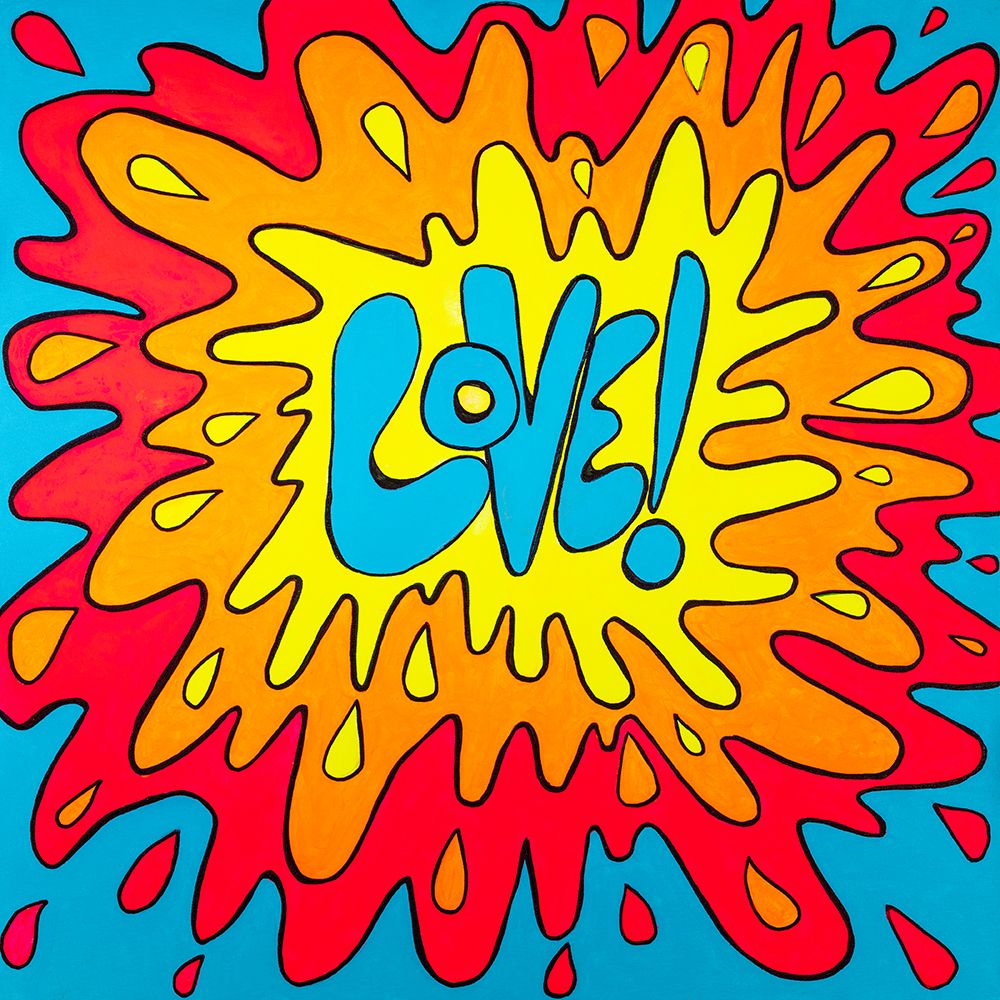 Super Love Splat art print by David Dayan Fisher for $57.95 CAD