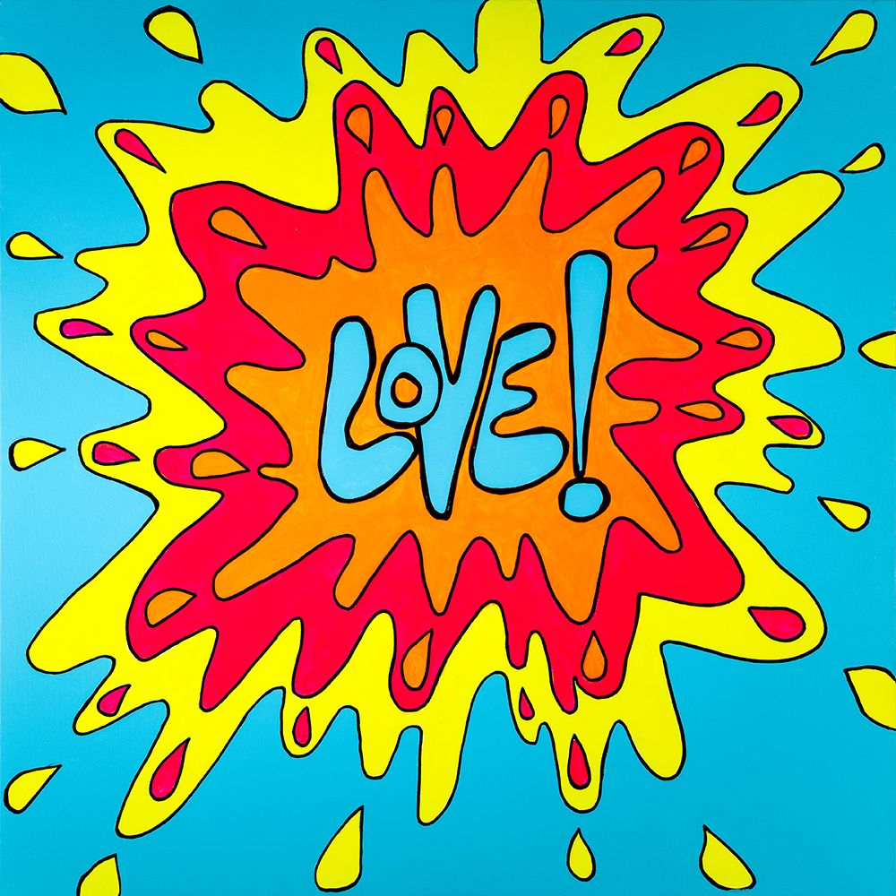 Custard Love Splat art print by David Dayan Fisher for $57.95 CAD