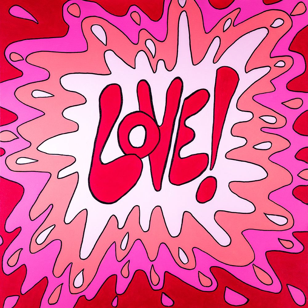 Naked Love Splat art print by David Dayan Fisher for $57.95 CAD