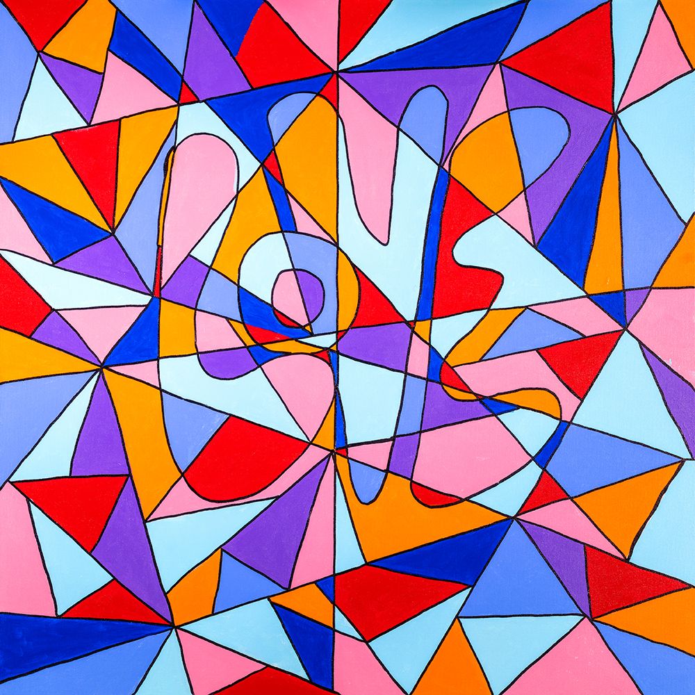 Abstract Love art print by David Dayan Fisher for $57.95 CAD