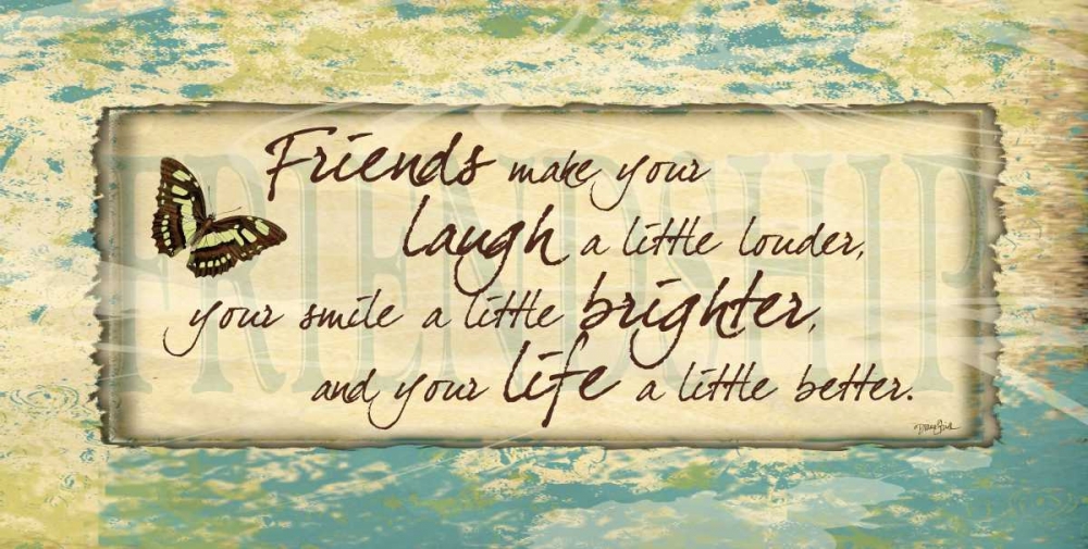 Friends Butterfly art print by Diane Stimson for $57.95 CAD