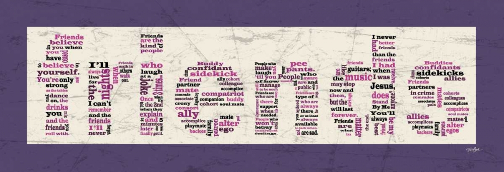 Purple Friends art print by Diane Stimson for $57.95 CAD