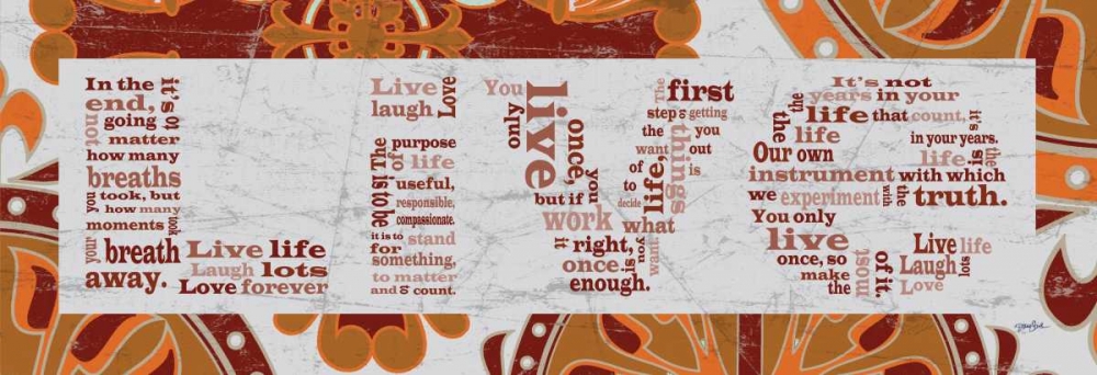 Brown Pattern Live art print by Diane Stimson for $57.95 CAD