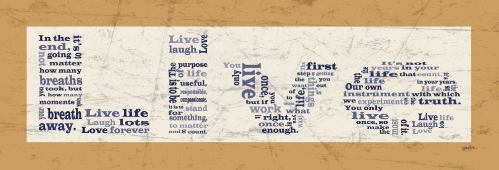 Brown Live art print by Diane Stimson for $57.95 CAD