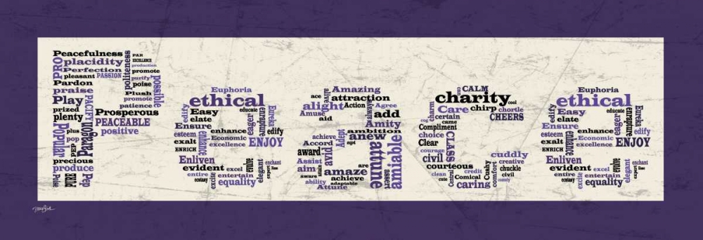Purple Peace art print by Diane Stimson for $57.95 CAD