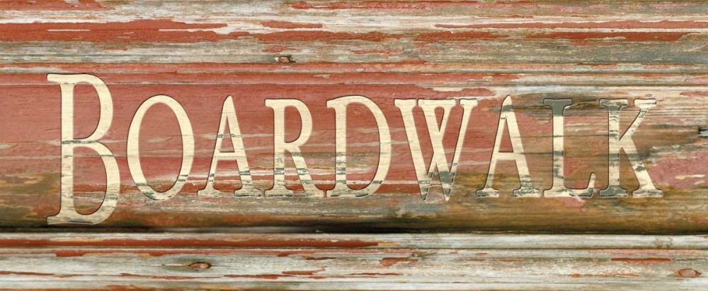 Boardwalk Sign art print by Diane Stimson for $57.95 CAD