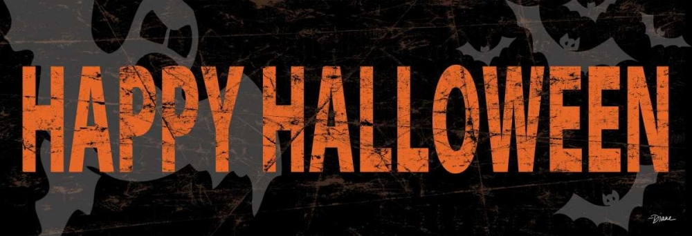 Happy Halloween Orange art print by Diane Stimson for $57.95 CAD