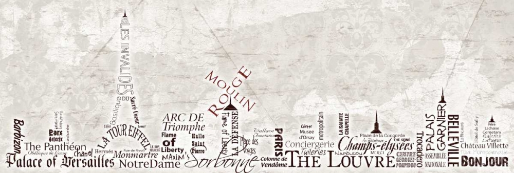 Paris Skyline art print by Diane Stimson for $57.95 CAD