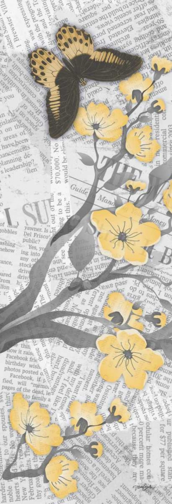 Cherry Blossom Bflies 1 art print by Diane Stimson for $57.95 CAD