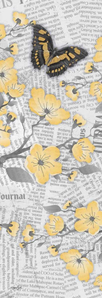 Cherry Blossom Bflies 3 art print by Diane Stimson for $57.95 CAD