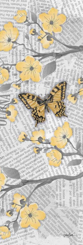 Cherry Blossom Bflies 4 art print by Diane Stimson for $57.95 CAD