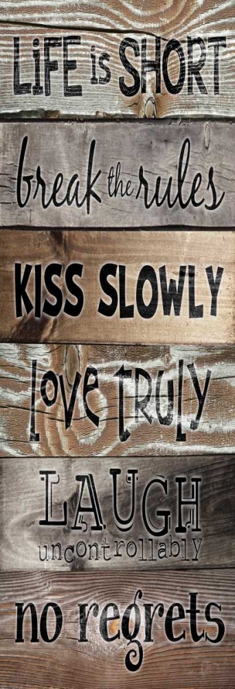 Kiss Plank art print by Diane Stimson for $57.95 CAD