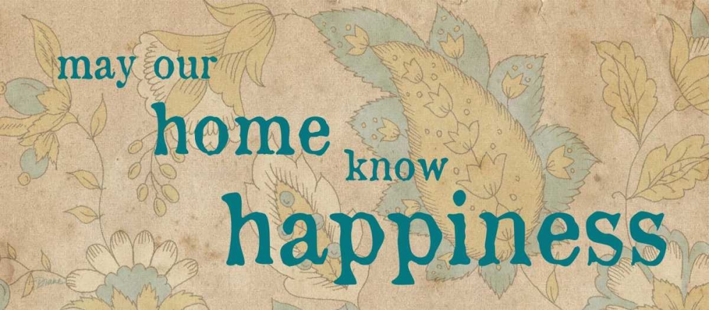 Home Happiness 1 art print by Diane Stimson for $57.95 CAD