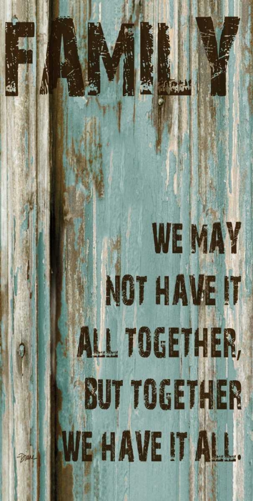 Family Grunge 4 art print by Diane Stimson for $57.95 CAD