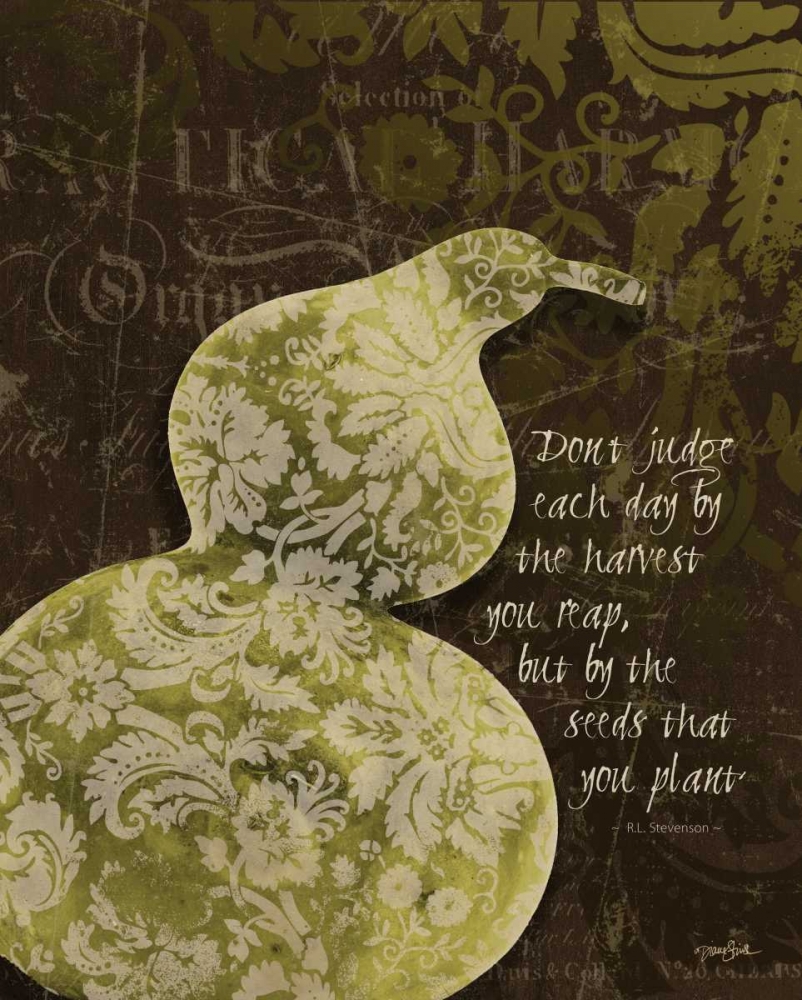 Gourd Damask art print by Diane Stimson for $57.95 CAD