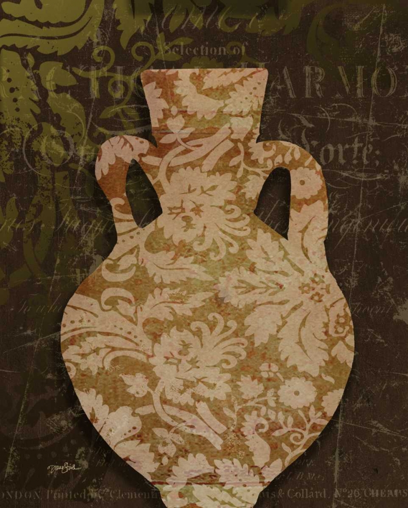 Urn Damask 2 art print by Diane Stimson for $57.95 CAD
