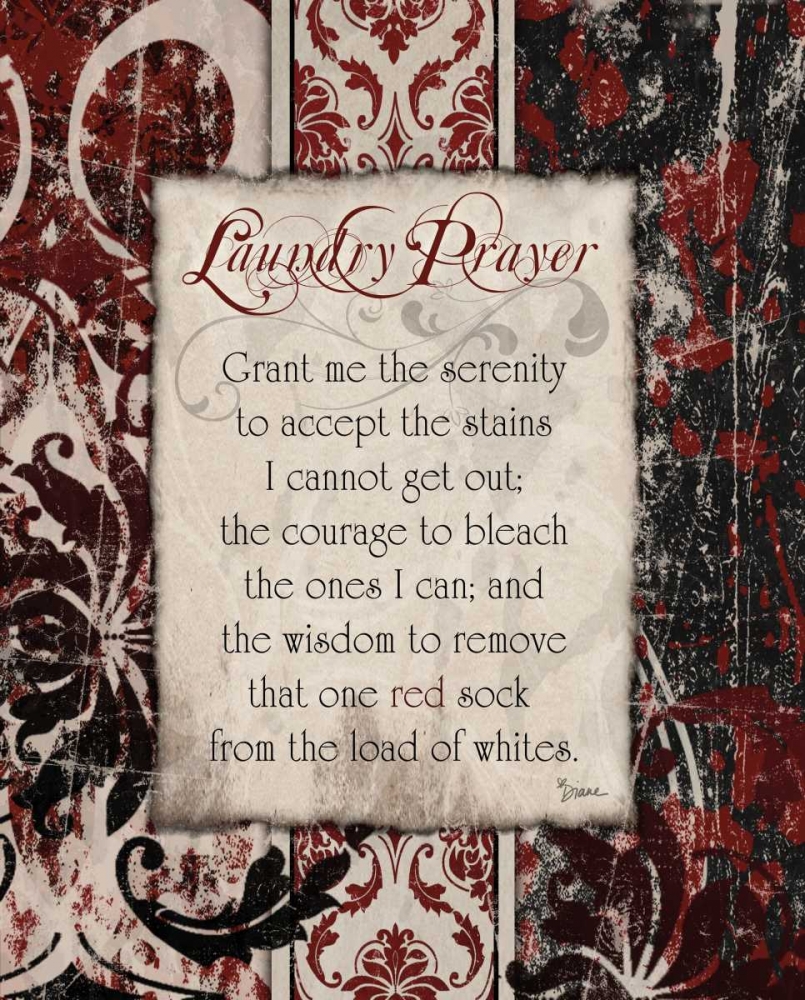Laundry Prayer Distress art print by Diane Stimson for $57.95 CAD