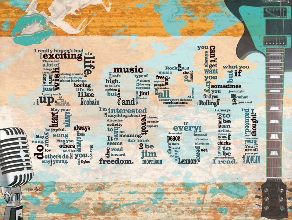 Rock And Roll Up art print by Diane Stimson for $57.95 CAD