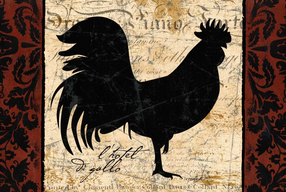 Black Rooster 1 art print by Diane Stimson for $57.95 CAD