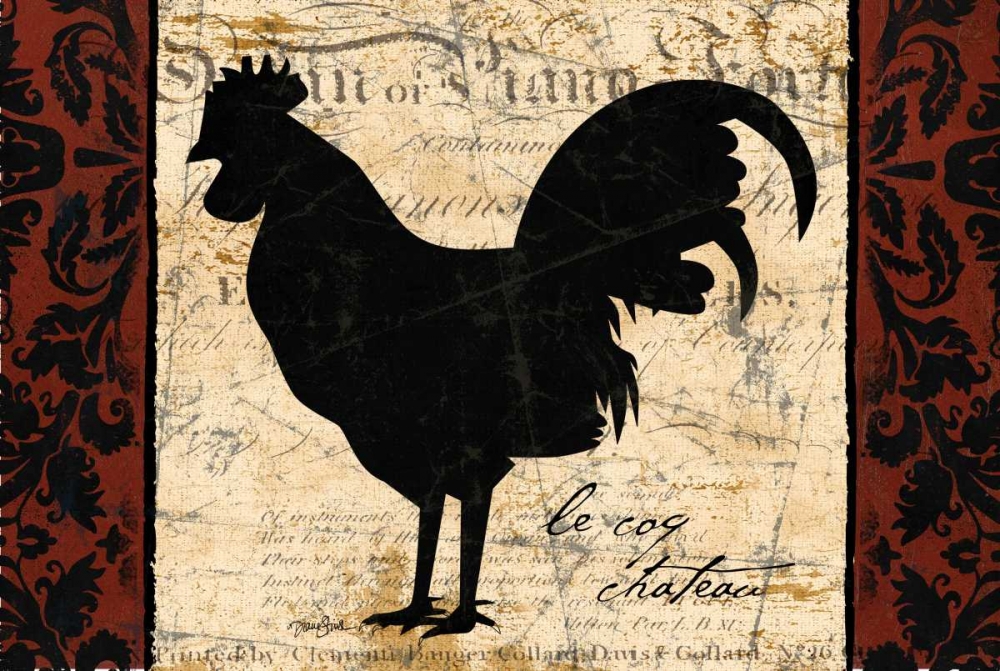 Black Rooster 2 art print by Diane Stimson for $57.95 CAD