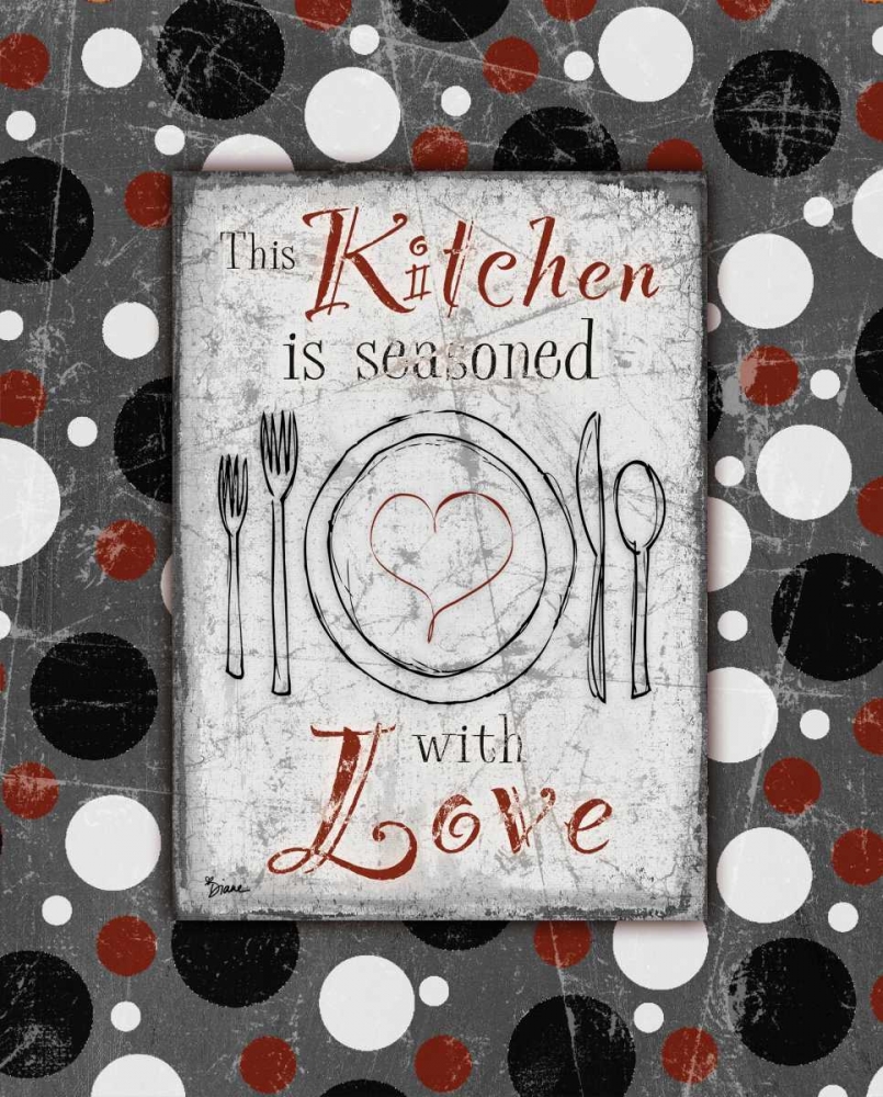 Kitchen Love Grey art print by Diane Stimson for $57.95 CAD