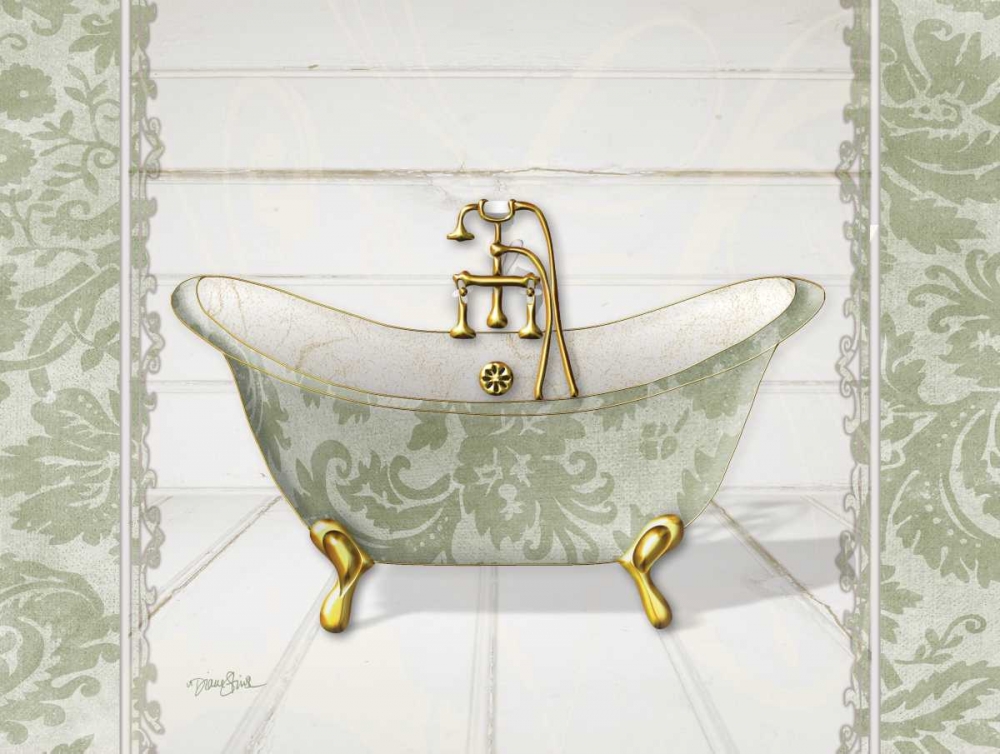 Damask Tub 2 art print by Diane Stimson for $57.95 CAD