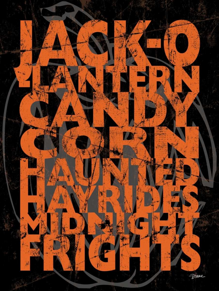 Jack-o art print by Diane Stimson for $57.95 CAD