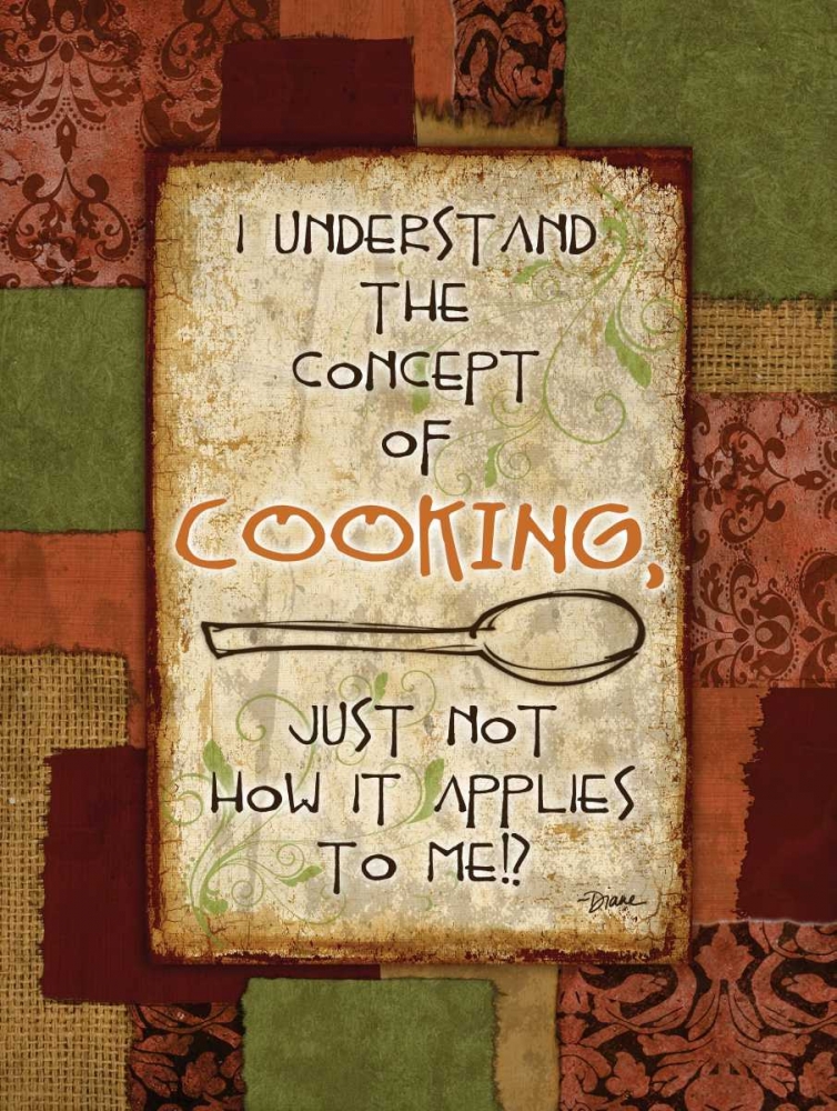 Patchwork Cooking art print by Diane Stimson for $57.95 CAD