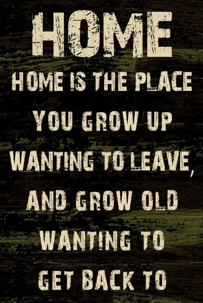 Home Grunge art print by Diane Stimson for $57.95 CAD