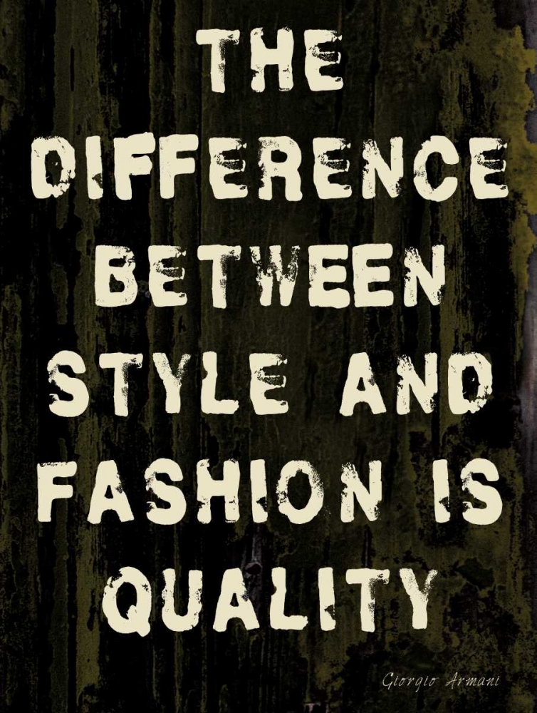Fashion Armani art print by Diane Stimson for $57.95 CAD