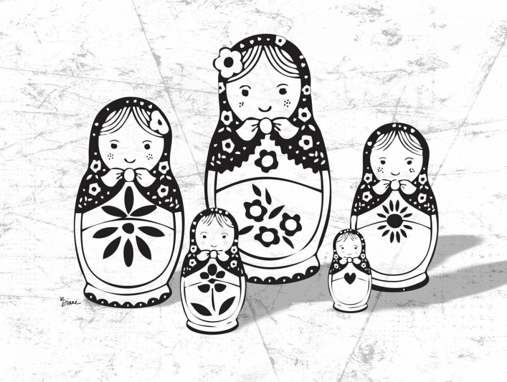 Babushka 2 art print by Diane Stimson for $57.95 CAD