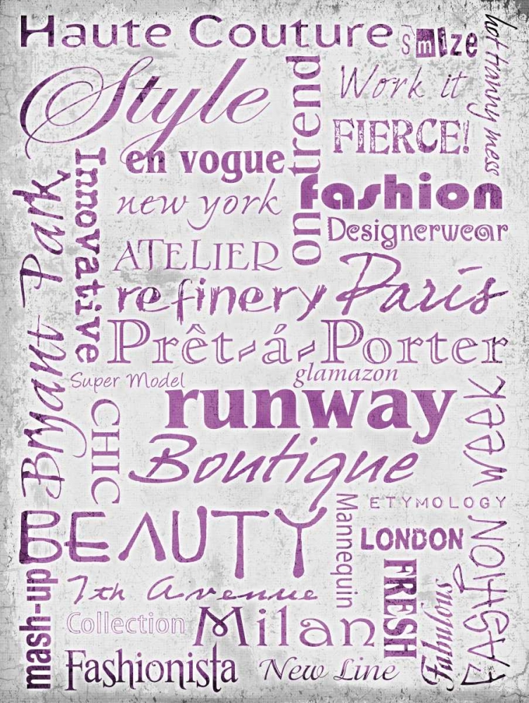 Haute Couture Gray art print by Diane Stimson for $57.95 CAD