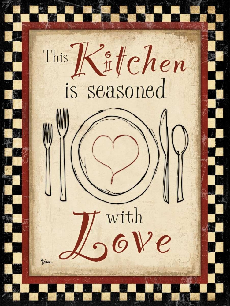 Kitchen Love Vert art print by Diane Stimson for $57.95 CAD