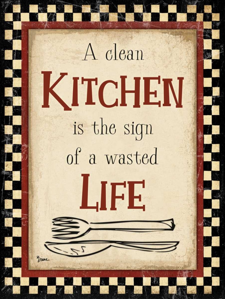 Kitchen Life Vert art print by Diane Stimson for $57.95 CAD