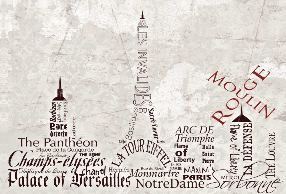 Paris Skyline art print by Diane Stimson for $57.95 CAD