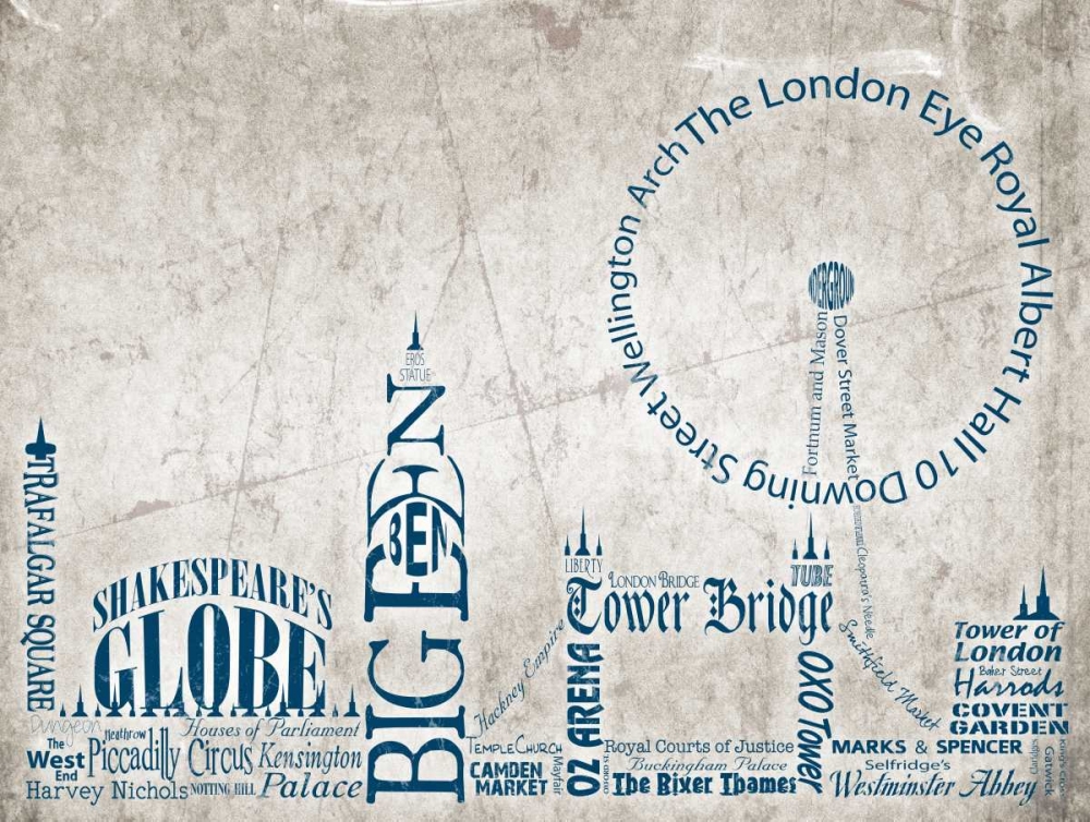 London Skyline art print by Diane Stimson for $57.95 CAD