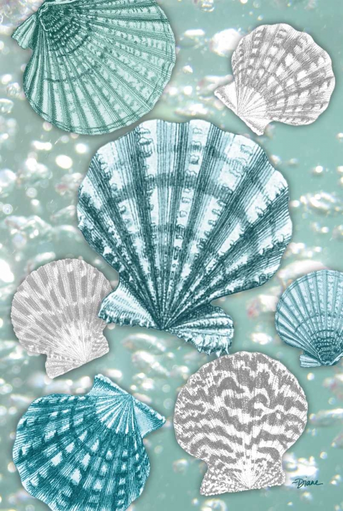 Scallop Bubbles art print by Diane Stimson for $57.95 CAD