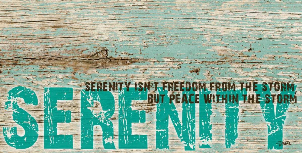 Serenity Grunge art print by Diane Stimson for $57.95 CAD