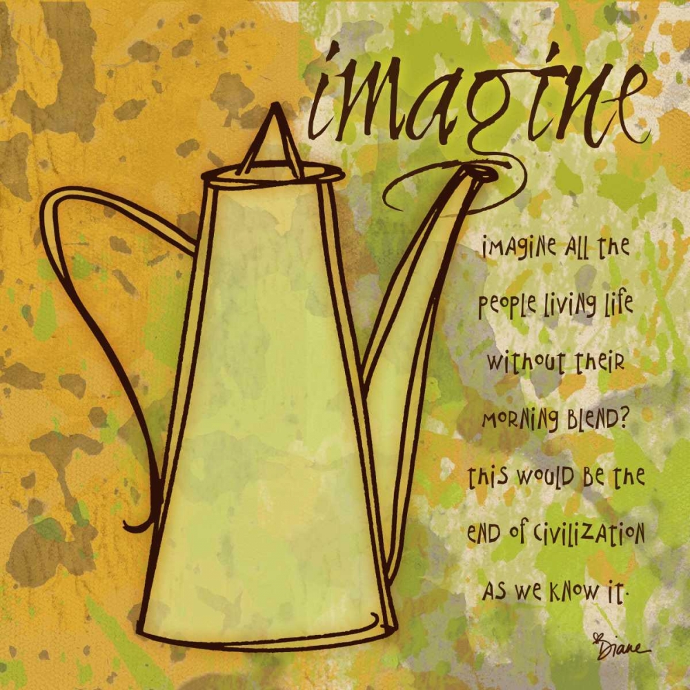 Imagine Carafe art print by Diane Stimson for $57.95 CAD