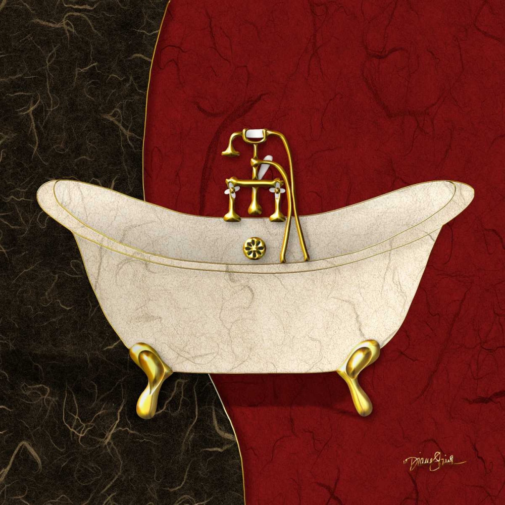 Clawfoot Red 1 art print by Diane Stimson for $57.95 CAD