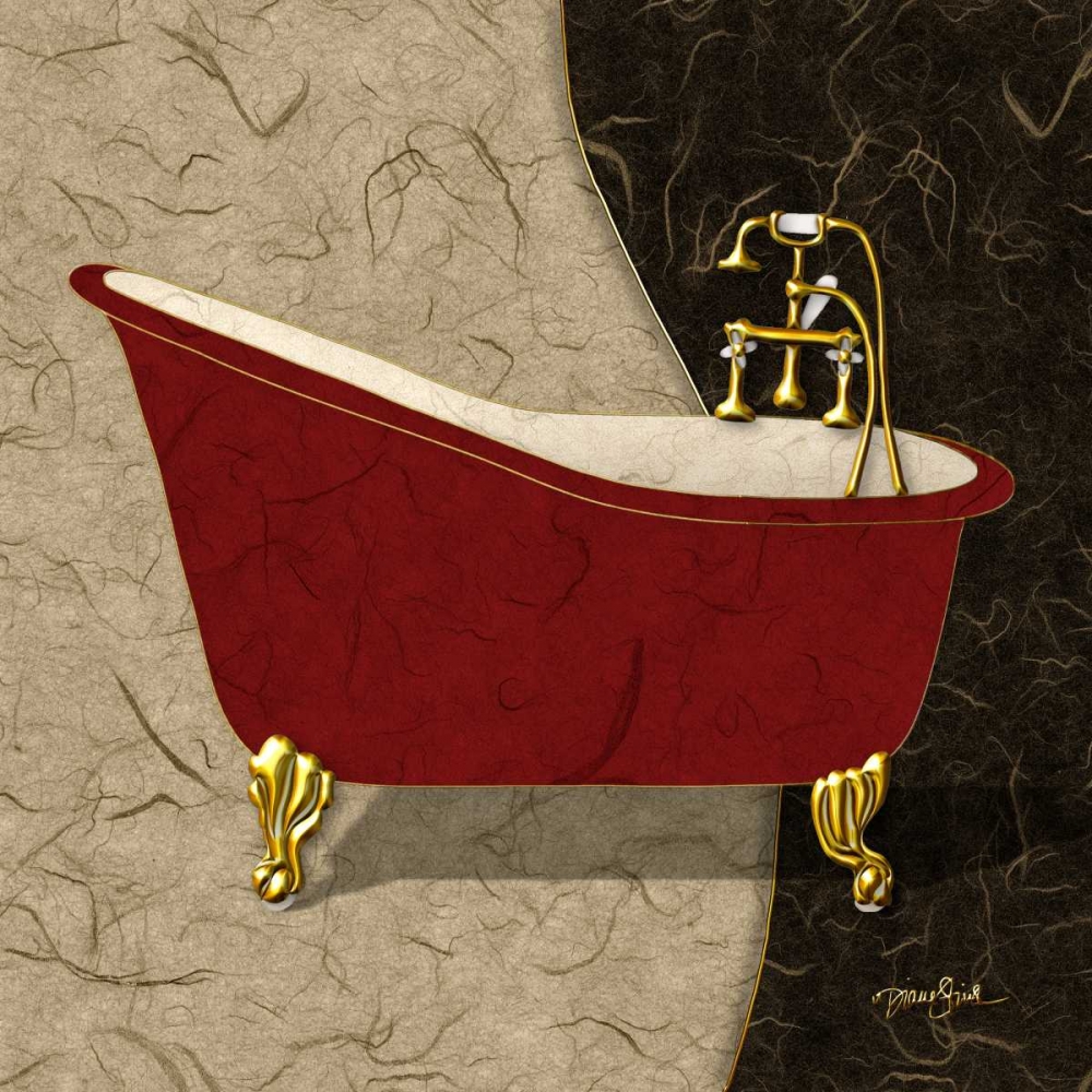 Clawfoot Red 2 art print by Diane Stimson for $57.95 CAD