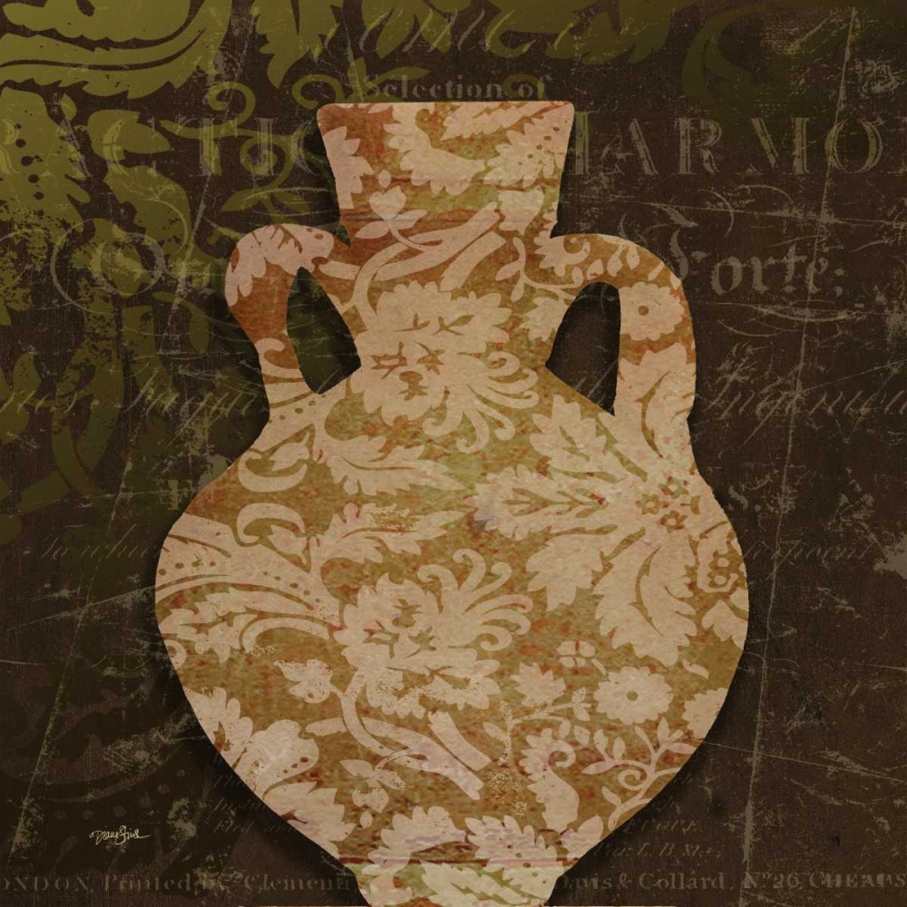 Urn Damask 2 art print by Diane Stimson for $57.95 CAD
