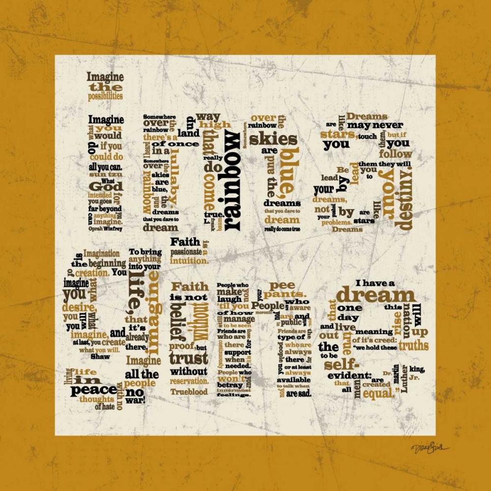 Imagine Brown art print by Diane Stimson for $57.95 CAD