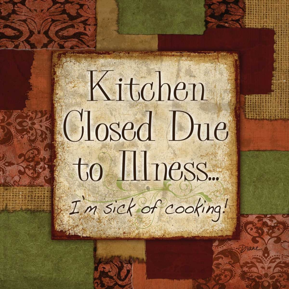 Patchwork Kitchen art print by Diane Stimson for $57.95 CAD
