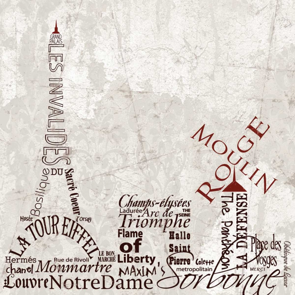 Paris Skyline art print by Diane Stimson for $57.95 CAD