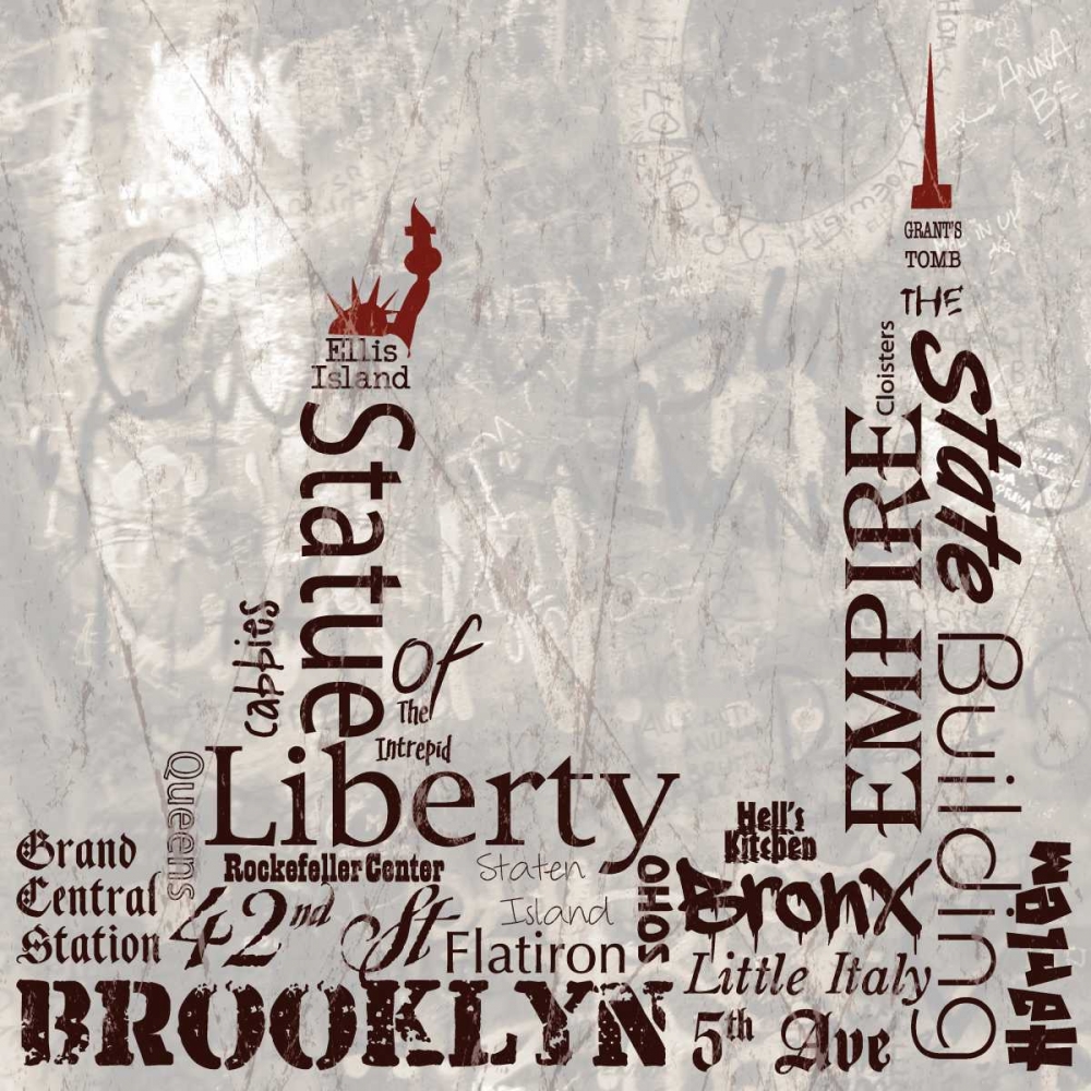 NY Skyline art print by Diane Stimson for $57.95 CAD